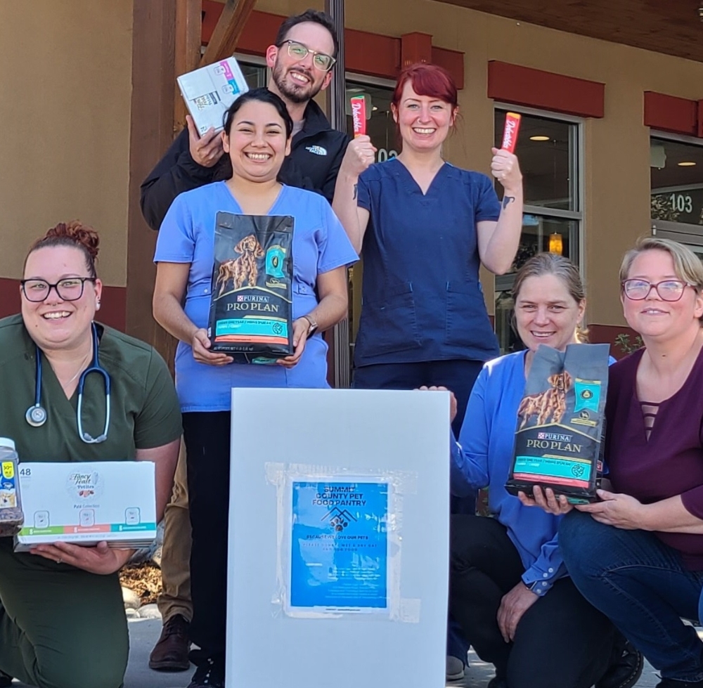 Summit County Pet Food Pantry donation drop box